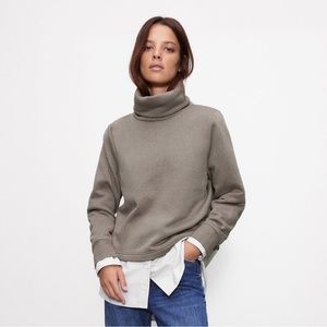 Zara high collar sweatshirt